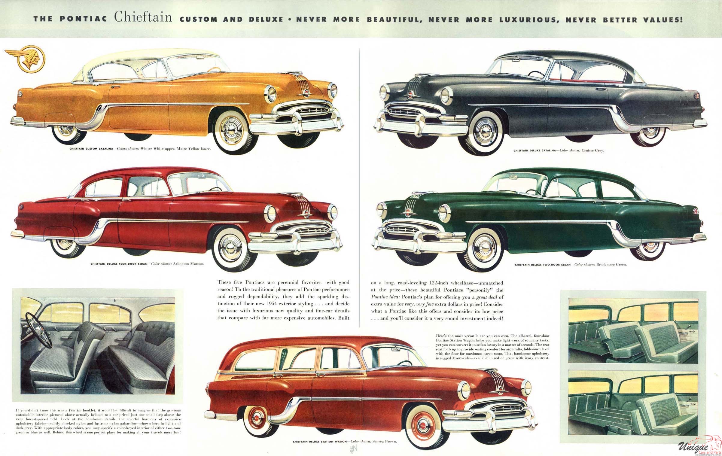 1954 Pontiac Foldout Page 1